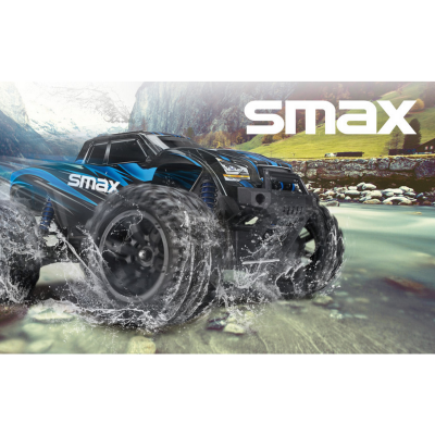 Радиоуправляемый монстр Remo Hobby SMAX (синий) 4WD 2.4G 1/16 RTR