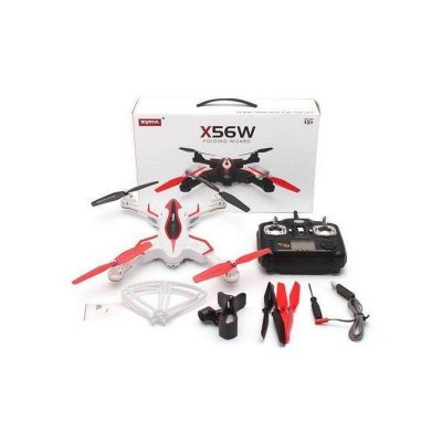 Р/У квадрокоптер Syma X56W Folding Wizard с FPV трансляцией Wi-Fi, барометр, 2.4G RTF