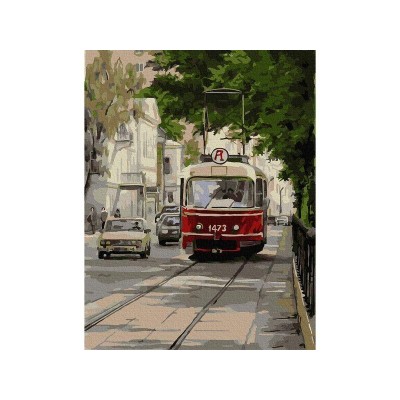 Картина по номерам с цв. схемой на холсте 30х40 ТРАМВАЙ АННУШКА (20 цветов) Картина по номерам с цв. схемой на холсте 30х40 ТРАМВАЙ АННУШКА (20 цветов)
