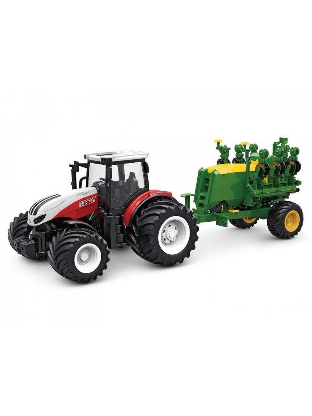 Р/У фермерский трактор Korody с зерновой сеялкой, широкие колеса 1/24 2.4G 6CH RTR