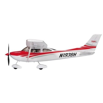 Радиоуправляемый самолет Top RC Cessna 182 400 class красная 965мм KIT