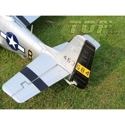 Радиоуправляемый самолет Top RC P-51D желтый 750мм 2.4G 4-ch LiPo RTF