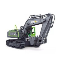 Радиоуправляемый экскаватор HUI NA TOYS, серый 2.4G 9CH 1/18 RTR Радиоуправляемый экскаватор HUI NA TOYS, серый 2.4G 9CH 1/18 RTR
