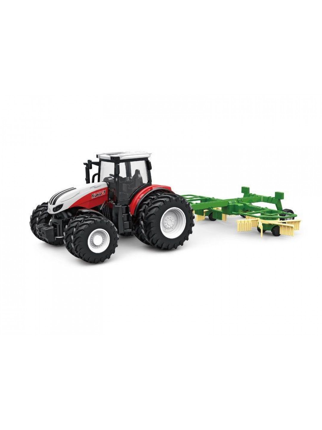 Р/У фермерский трактор Korody с роторной косилкой, двойные колеса 1/24 2.4G 6CH RTR