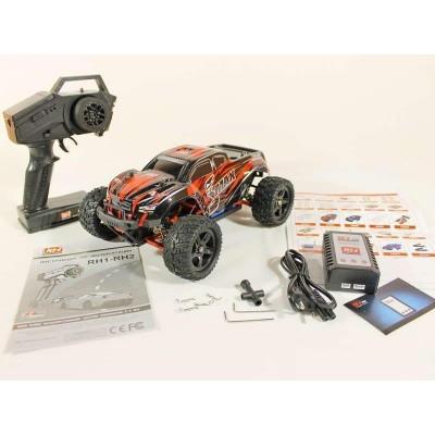 Радиоуправляемый монстр Remo Hobby SMAX UPGRADE (синий) 4WD 2.4G 1/16 RTR