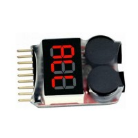 Тестер-сигнализатор разрядки Li-Po (1-8 банок) Тестер-сигнализатор разрядки Li-Po (1-8 банок)