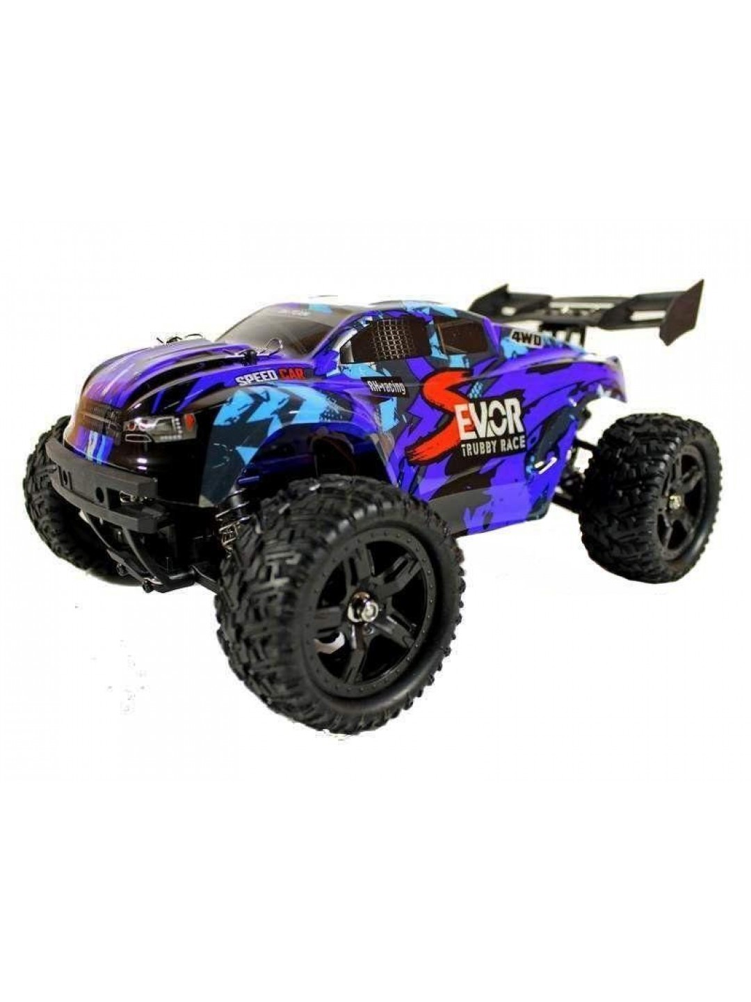 Радиоуправляемая трагги Remo Hobby S EVO-R Brushless (синяя) 4WD 2.4G 1/16 RTR