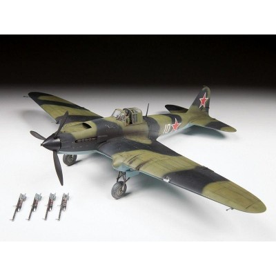 Сборная модель ZVEZDA Советский штурмовик "Ил-2" обр. 1942 года, 1/48