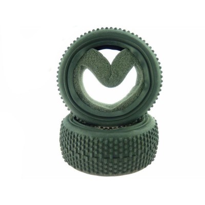 Передние шины со вставками для моделей Himoto E10XB, E10XBL Передние шины со вставками для моделей Himoto E10XB, E10XBL