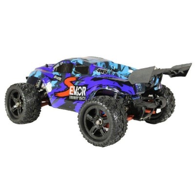 Радиоуправляемая трагги Remo Hobby S EVO-R Brushless UPGRADE V2.0 (синяя) 4WD 2.4G 1/16 RTR