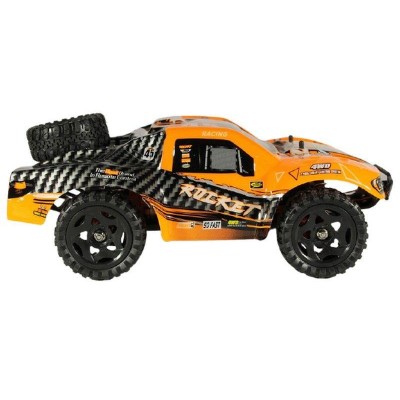 Радиоуправляемый шорт-корс Remo Hobby Rocket UPGRADE V2.0 (оранжевый) 4WD 2.4G 1/16 RTR