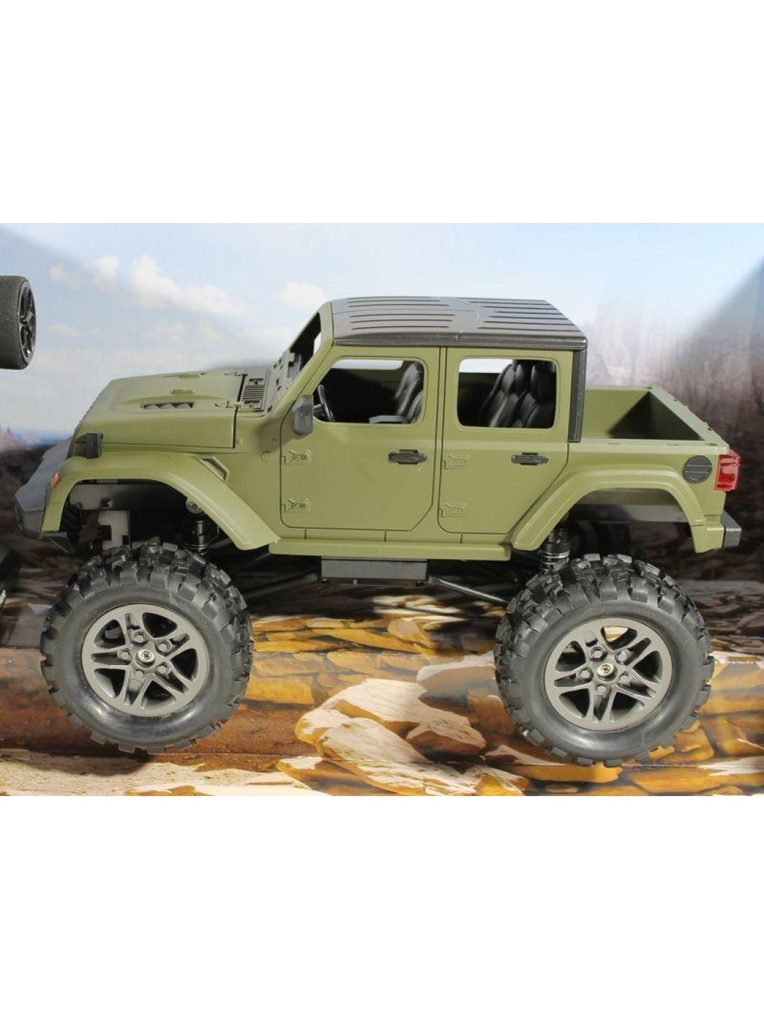 Радиоуправляемый краулер Double Eagle JEEP 1:14 4WD 2.4G (кузов пикап)