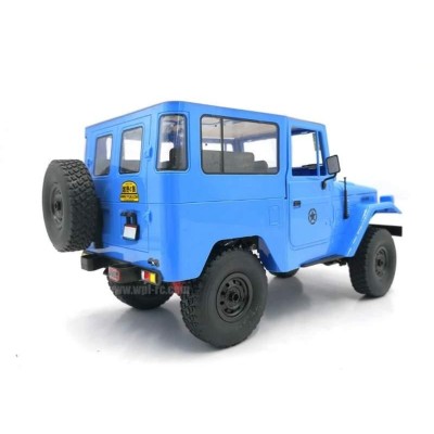 Радиоуправляемая машина WPL японский внедорожник FJ40 (голубая) 4WD 2.4G 1/16 KIT