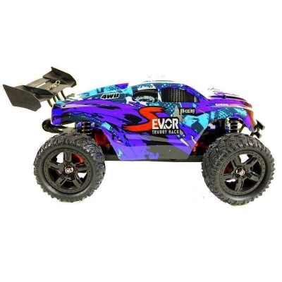 Радиоуправляемая трагги Remo Hobby S EVO-R Brushless UPGRADE (синяя) 4WD 2.4G 1/16 RTR