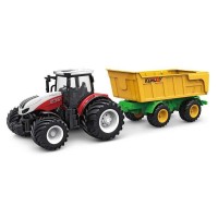 Р/У фермерский трактор Korody с прицепом самосвалом, широкие колеса 1/24 2.4G 6CH RTR Р/У фермерский трактор Korody с прицепом самосвалом, широкие колеса 1/24 2.4G 6CH RTR