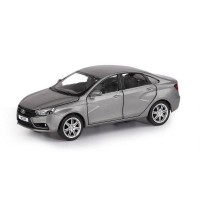 Машина "АВТОПАНОРАМА" LADA VESTA седан, 1/24, серый, свет. звук. эффекты, в/к 24,5*12,5*10,5 см Машина "АВТОПАНОРАМА" LADA VESTA седан, 1/24, серый, свет. звук. эффекты, в/к 24,5*12,5*10,5 см