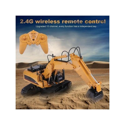 Радиоуправляемый экскаватор HUI NA TOYS 2.4G 15CH 1/16 RTR