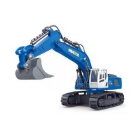 Радиоуправляемый экскаватор HUI NA TOYS, синий 2.4G 9CH 1/18 RTR Радиоуправляемый экскаватор HUI NA TOYS, синий 2.4G 9CH 1/18 RTR