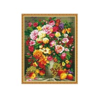 Алмазная мозаика с нанесенной рамкой 40х50 ОСЕННИЙ НАТЮРМОРТ (37 цветов) Алмазная мозаика с нанесенной рамкой 40х50 ОСЕННИЙ НАТЮРМОРТ (37 цветов)