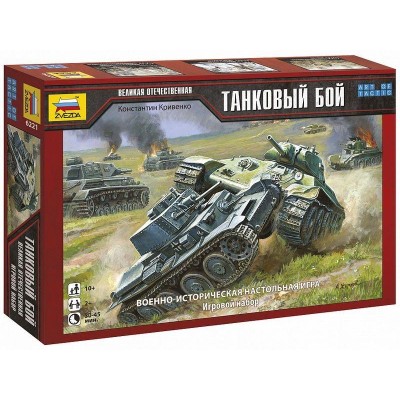Настольная игра ZVEZDA Великая Отечественная война: Танковый бой