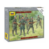Сборные солдатики ZVEZDA Немецкая кадровая пехота, 1/72 Сборные солдатики ZVEZDA Немецкая кадровая пехота, 1/72