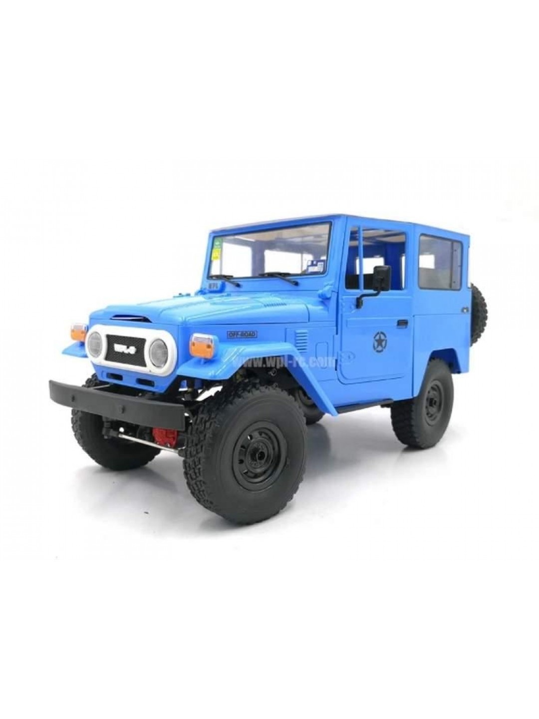 Радиоуправляемая машина WPL японский внедорожник FJ40 (голубая) 4WD 2.4G 1/16 KIT