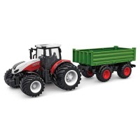 Р/У фермерский трактор Korody с прицепом, широкие колеса 1/24 2.4G 6CH RTR Р/У фермерский трактор Korody с прицепом, широкие колеса 1/24 2.4G 6CH RTR
