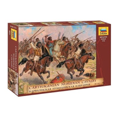 Сборные солдатики ZVEZDA Карфагенская – нумидийская кавалерия, 1/72