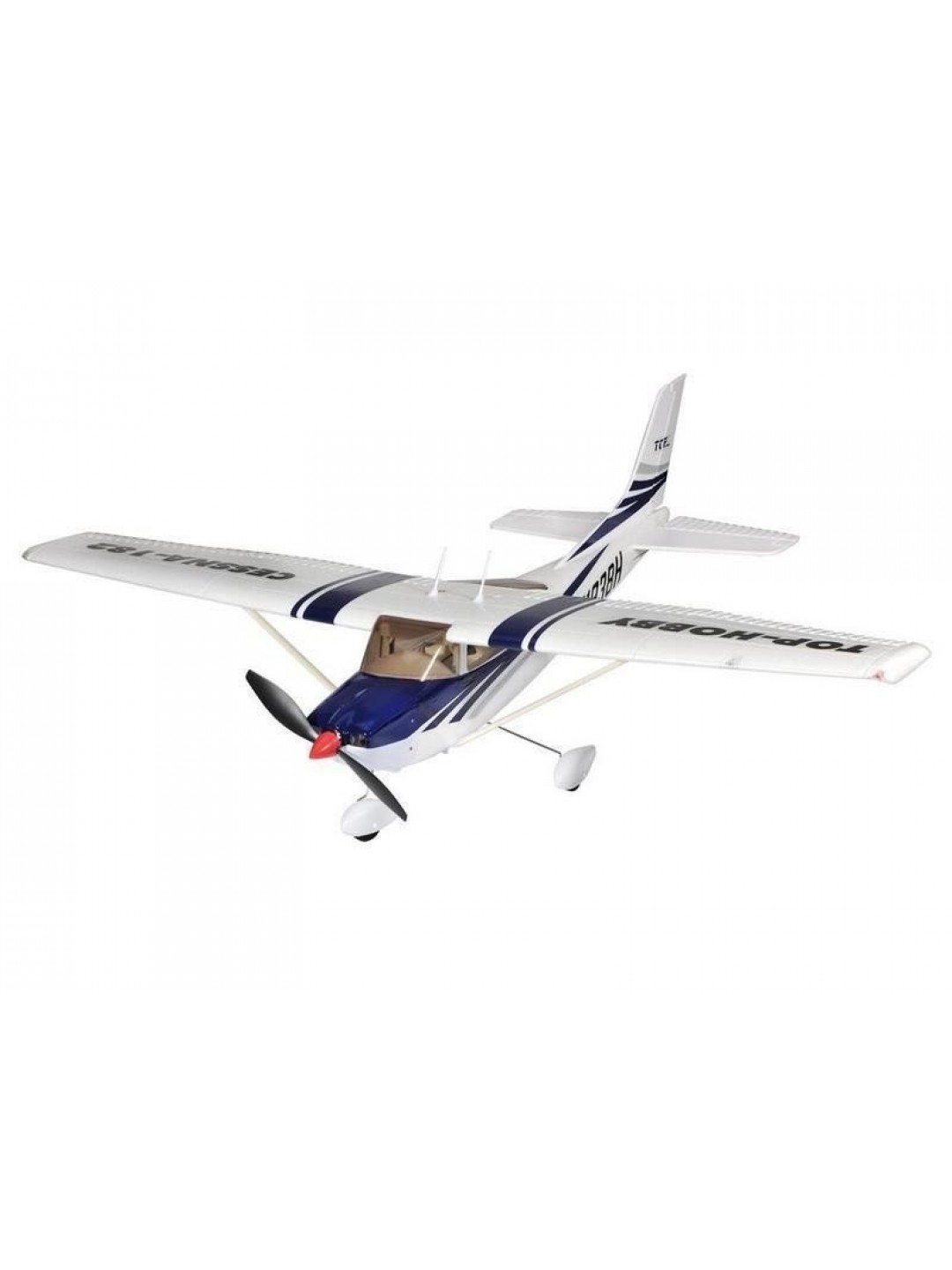 Радиоуправляемый самолет Top RC Cessna 182 400 class синяя 965мм KIT