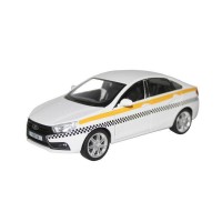 Машина "АВТОПАНОРАМА" LADA VESTA "ТАКСИ" белый, 1/24, свет, звук, инерция, в/к 24,5*12,5*10,5 см Машина "АВТОПАНОРАМА" LADA VESTA "ТАКСИ" белый, 1/24, свет, звук, инерция, в/к 24,5*12,5*10,5 см