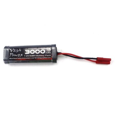 Аккумулятор Ni-Mh 3000mAh, 7,2V Banana для автомоделей Himoto E10 Аккумулятор Ni-Mh 3000mAh, 7,2V Banana для автомоделей Himoto E10