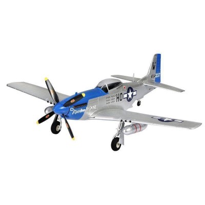 Радиоуправляемый самолет Top RC P-51D Pro синий 750мм flight controller PNP