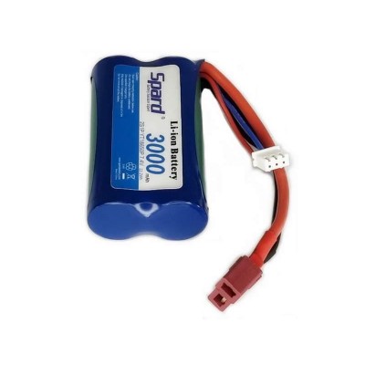 Аккумулятор Li-Ion Spard 3000mAh, 7,4V, 10C, T‐plug для Remo Hobby 1/16, Himoto 1/18