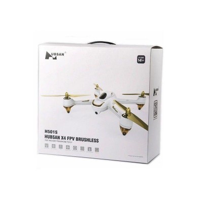 Р/У квадрокоптер Hubsan X4 GPS, FHD+FPV, автовозврат, удержание, следуй за мной,  2.4G (белый)