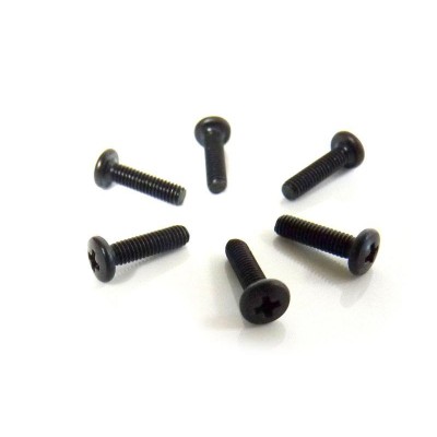 Винт с полукруглой головкой M2.5x10 под крестовую отвёртку 6шт. Винт с полукруглой головкой M2.5x10 под крестовую отвёртку 6шт.