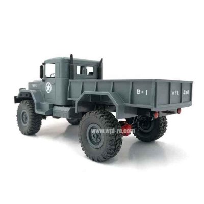 Радиоуправляемая машина WPL военный грузовик (серый) 4WD 2.4G 1/16 KIT