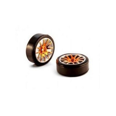 Колеса с пластиковыми покрышками для Hi4163, золотой хром Колеса с пластиковыми покрышками для Hi4163, золотой хром