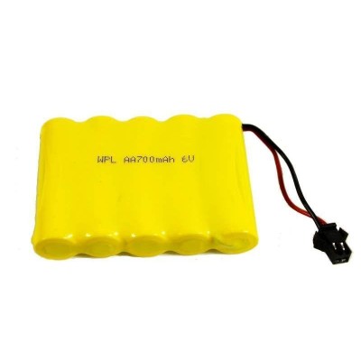 Аккумулятор Ni-Cd 700mAh, 6V для WPL B-14, B-24, C-14, C-24, B-16, B-36 (без пропорц. серво) Аккумулятор Ni-Cd 700mAh, 6V для WPL B-14, B-24, C-14, C-24, B-16, B-36 (без пропорц. серво)