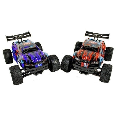 Радиоуправляемая трагги Remo Hobby S EVO-R Brushless (синяя) 4WD 2.4G 1/16 RTR