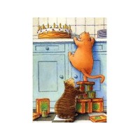 Картина по номерам с цветной схемой на холсте 30х40 Сладкоежки (18 цветов) Картина по номерам с цветной схемой на холсте 30х40 Сладкоежки (18 цветов)