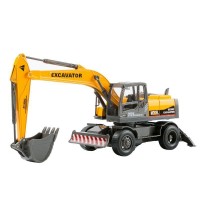 Машина "АВТОПАНОРАМА" ЭКСКАВАТОР НА КОЛЕСАХ, 1/50, оранжевый, свет, звук, в/к 25*10*13 см Машина "АВТОПАНОРАМА" ЭКСКАВАТОР НА КОЛЕСАХ, 1/50, оранжевый, свет, звук, в/к 25*10*13 см