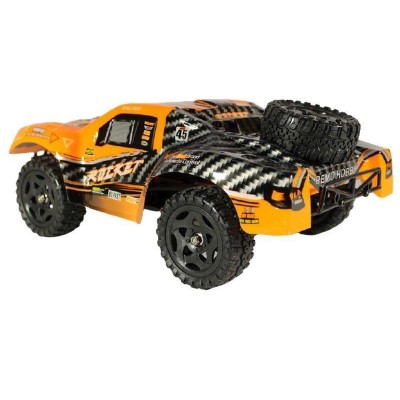 Радиоуправляемый шорт-корс Remo Hobby Rocket Brushless V2.0 (оранжевый) 4WD 2.4G 1/16 RTR