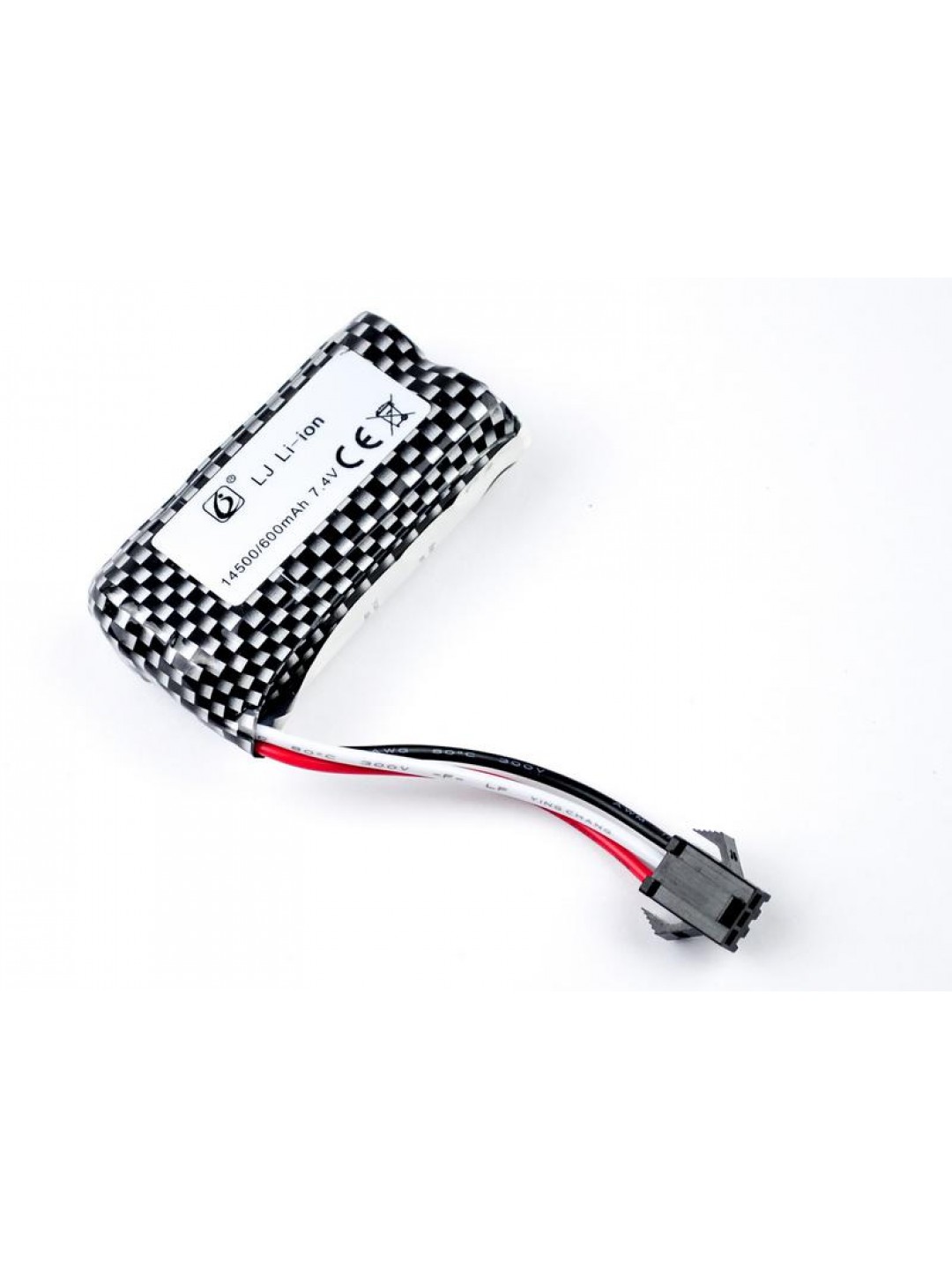 Аккумулятор Li-Po 600mAh, 7.4V SM-3P для Huina 1567