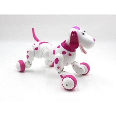 Радиоуправляемая робот-собака HappyCow Smart Dog 2.4G (розовая)