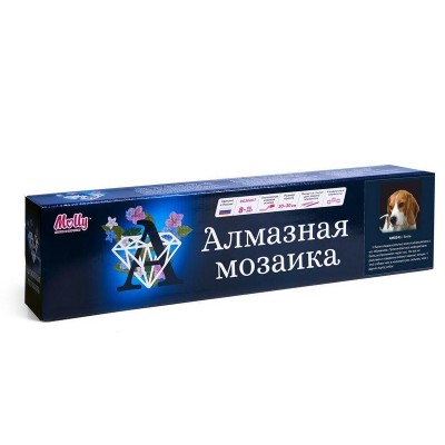 Картина мозаикой 30х30 БИГЛЬ (квадрат) (20 цветов)