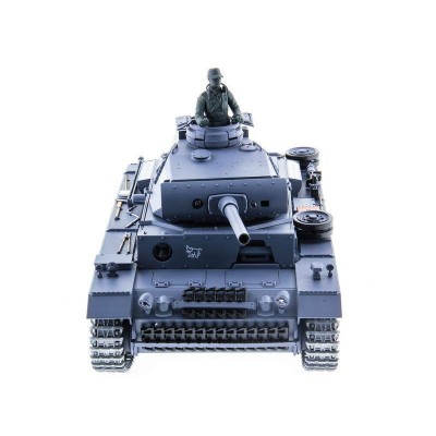 Р/У танк Heng Long 1/16 Panzerkampfwagen III (Германия) 2.4G RTR PRO темно-серый