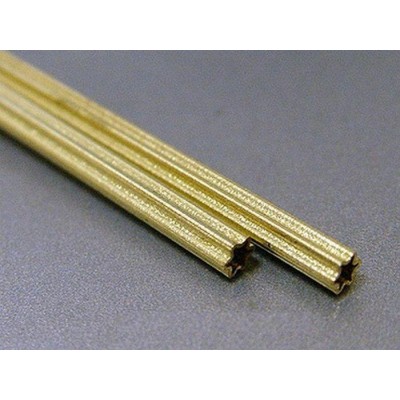 KS трубка латунная-зездочка маленькая 300мм (2шт.) KS трубка латунная-зездочка маленькая 300мм (2шт.)