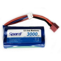 Аккумулятор Li-Ion Spard 3000mAh, 7,4V, 10C, T‐plug для Remo Hobby 1/16, Himoto 1/18 Аккумулятор Li-Ion Spard 3000mAh, 7,4V, 10C, T‐plug для Remo Hobby 1/16, Himoto 1/18