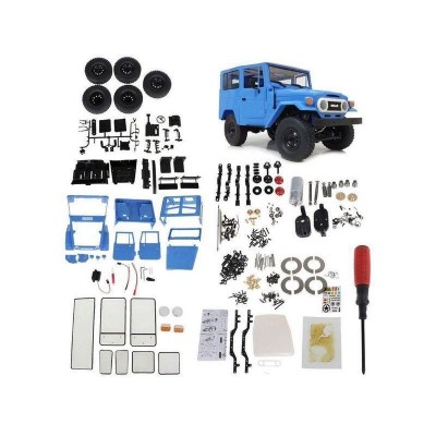 Радиоуправляемая машина WPL японский внедорожник FJ40 (голубая) 4WD 2.4G 1/16 KIT