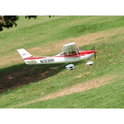 Радиоуправляемый самолет Top RC Cessna 182 400 class синяя 965мм KIT